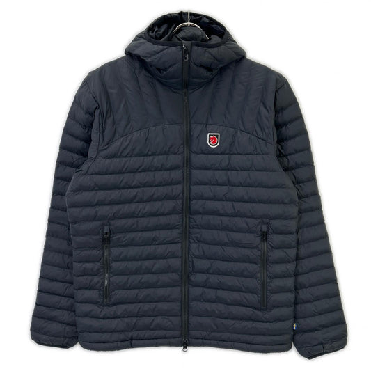 FJALLRAVEN Black Expedition Latt Hooded Padded Jacket Size L