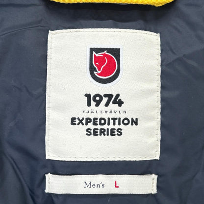 FJALLRAVEN Black Expedition Latt Hooded Padded Jacket Size L