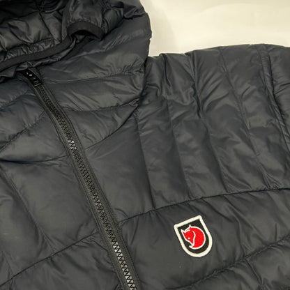 FJALLRAVEN Black Expedition Latt Hooded Padded Jacket Size L