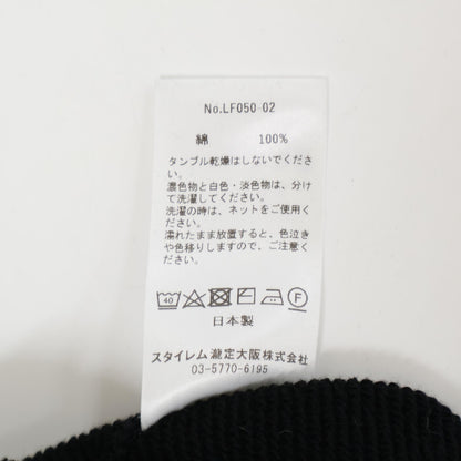 LIFiLL Black Cottony Sweat Half Zip Hoodie Size 04