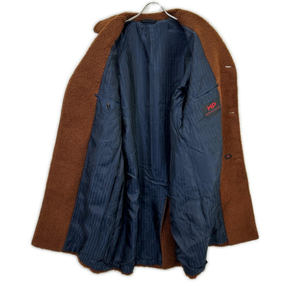 Mp Massimo Piombo Brown Wool Douglas Boa Coat Size 50