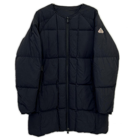 PYRENEX Black Neil Nylon No-Collar Down Coat Size L