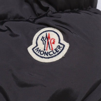 MONCLER Julio Check Wool Nylon Hooded Jacket Navy Size 2
