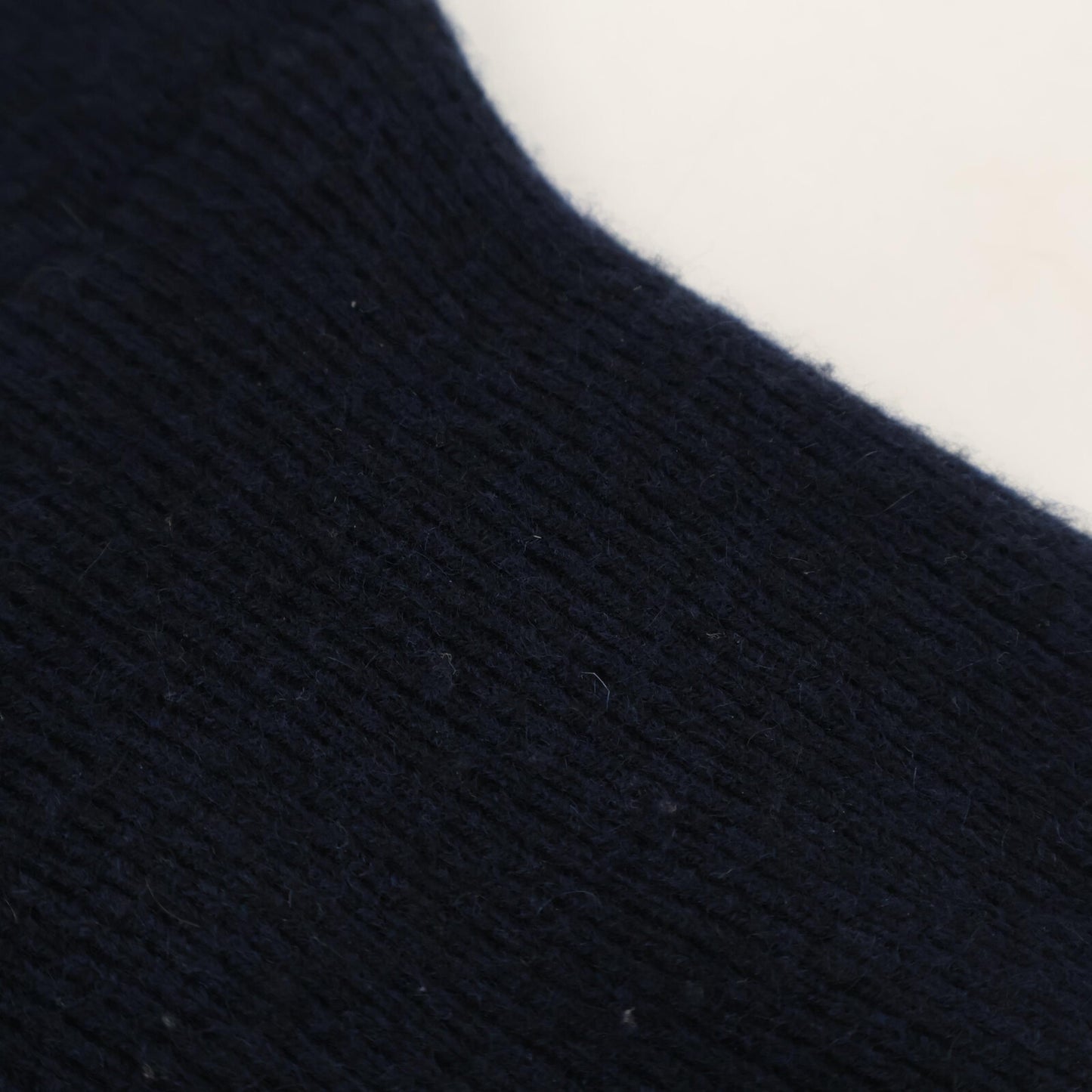 Bode BODHI 100% Cashmere Pullover Knit Hoodie Navy Size F