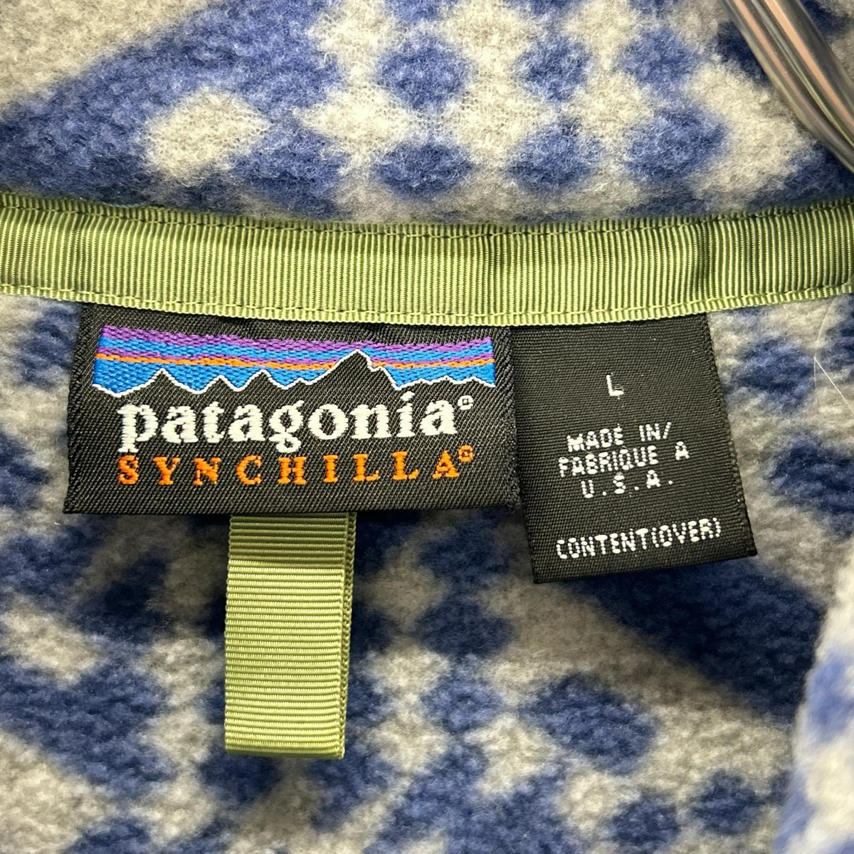 Patagonia 98' Synchilla Fleece Jacket Grey/Blue Size L