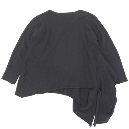 Yohji Yamamoto FEMME Asymmetric Long Pullover Black Size 2