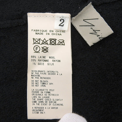 Yohji Yamamoto FEMME Asymmetric Long Pullover Black Size 2