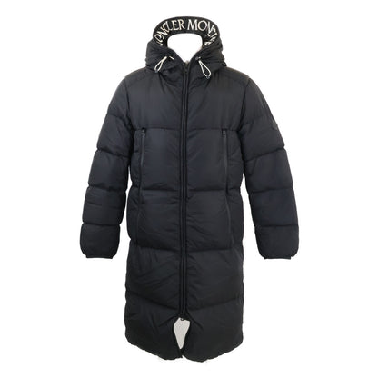 MONCLER Templon Hooded Long Down Coat Black Size 1