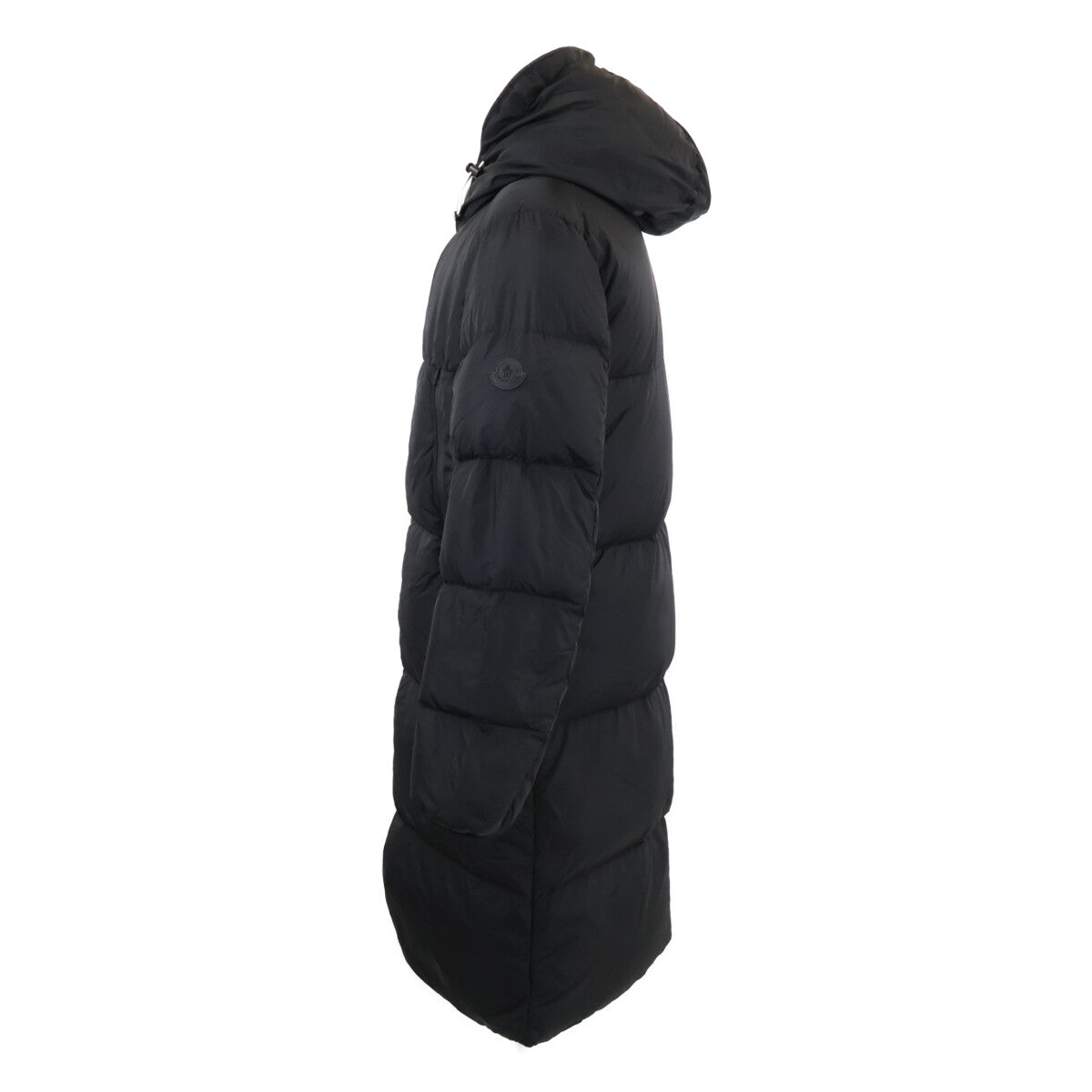 MONCLER Templon Hooded Long Down Coat Black Size 1