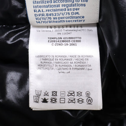 MONCLER Templon Hooded Long Down Coat Black Size 1