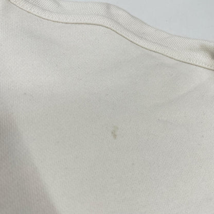 JIL SANDER Logo Print Cotton Sweatshirt White Size L