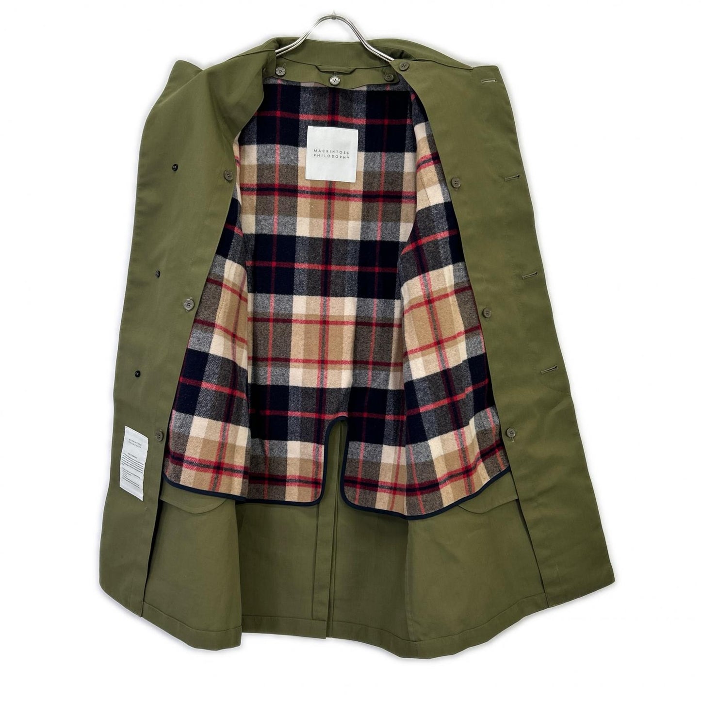 MACKINTOSH PHILOSOPHY Liner Stand Collar Coat Khaki Size 36