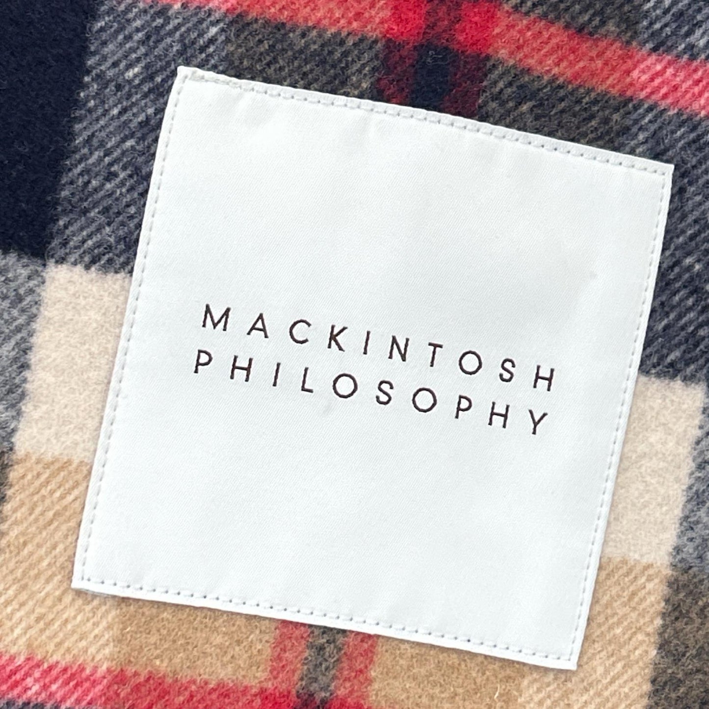 MACKINTOSH PHILOSOPHY Liner Stand Collar Coat Khaki Size 36
