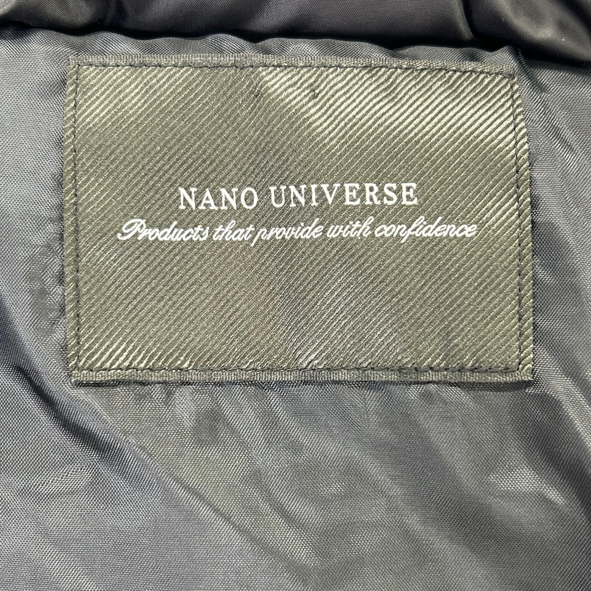 nano universe Kawada Feather Coating Coat Charcoal Size S
