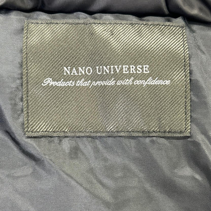 nano universe Kawada Feather Coating Coat Charcoal Size S