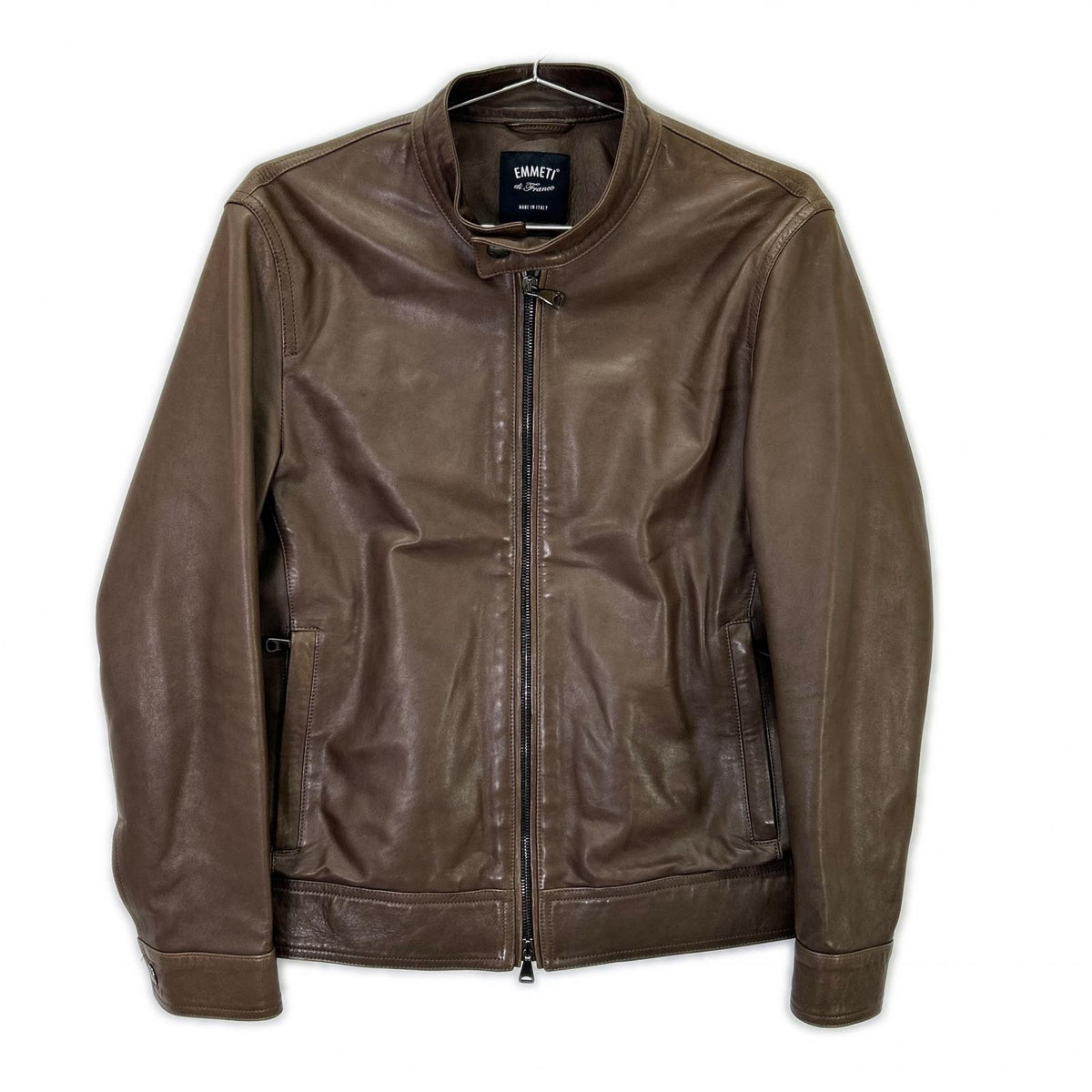 EMMETI GIAPPONE-078 JURI Lambskin Jacket Brown Size 44