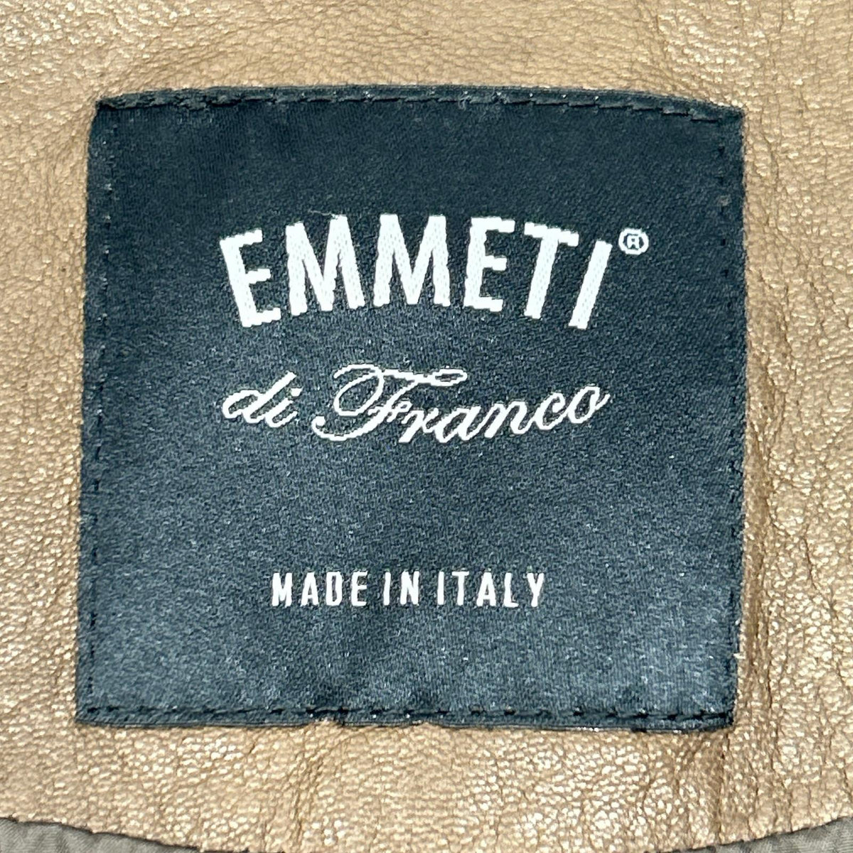 EMMETI GIAPPONE-078 JURI Lambskin Jacket Brown Size 44
