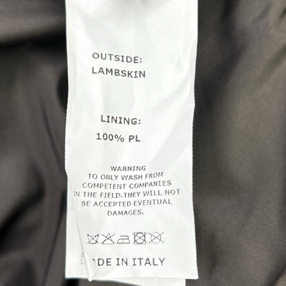 EMMETI GIAPPONE-078 JURI Lambskin Jacket Brown Size 44