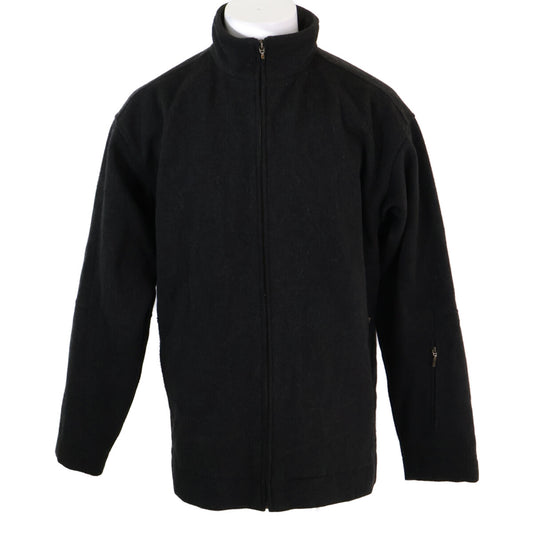 Patagonia 2002 27550 Wool Nylon Zip-Up Jacket Black Size M