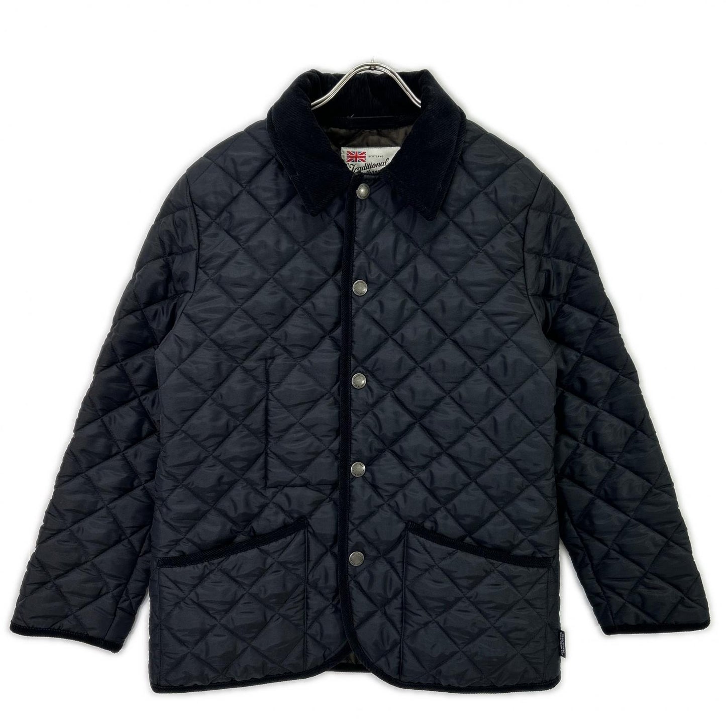 TRADITIONAL WEATHERWEAR Black Quilted Jacket Size 38