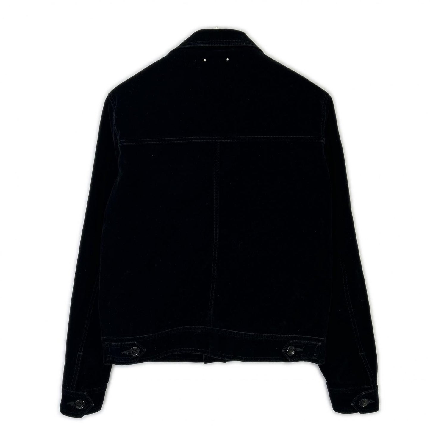 MINEDENIM 24AW Cotton Blend Velvet Denim Jacket Black Size 2