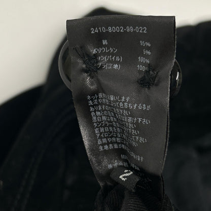 MINEDENIM 24AW Cotton Blend Velvet Denim Jacket Black Size 2