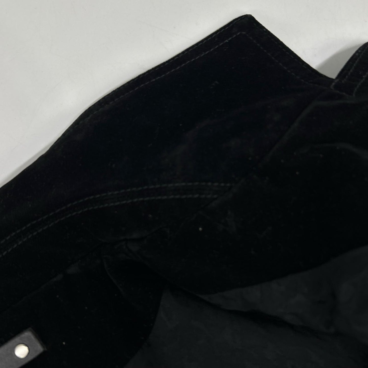 MINEDENIM 24AW Cotton Blend Velvet Denim Jacket Black Size 2