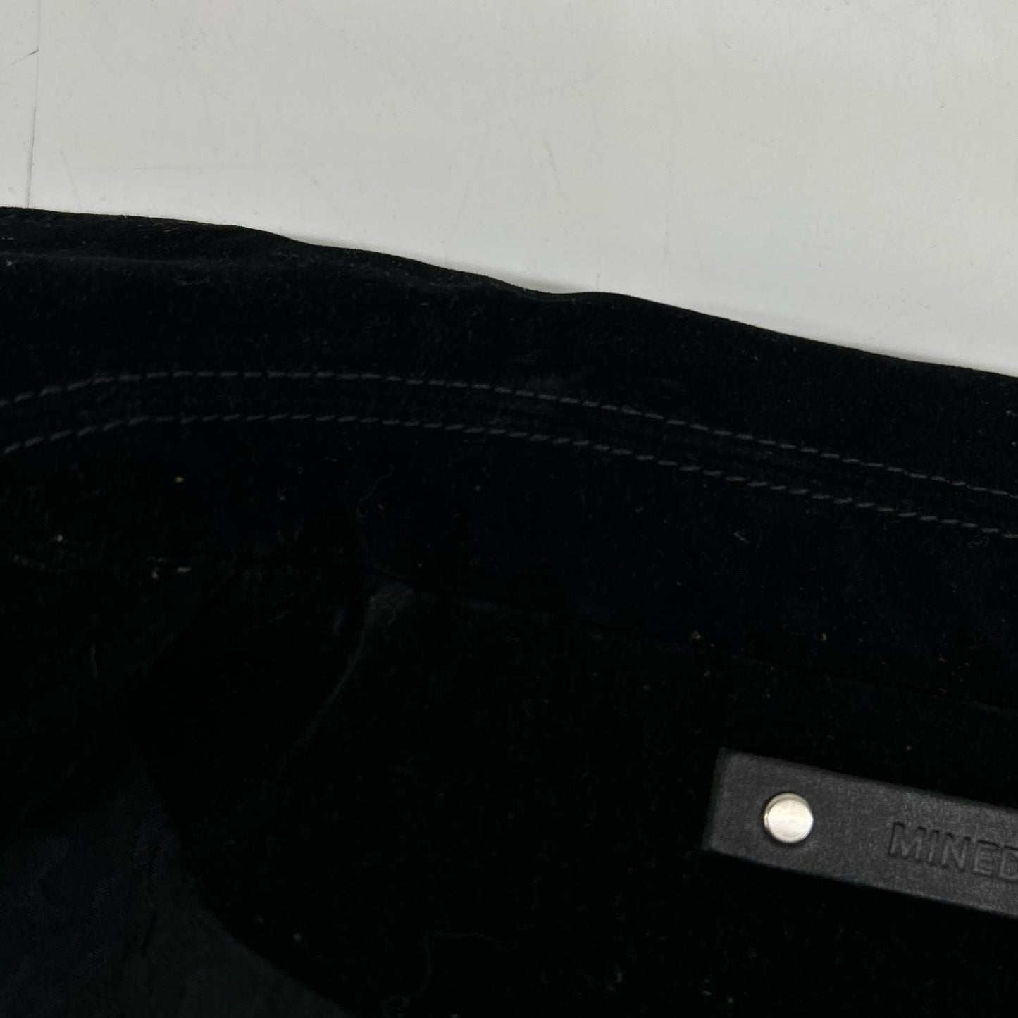 MINEDENIM 24AW Cotton Blend Velvet Denim Jacket Black Size 2