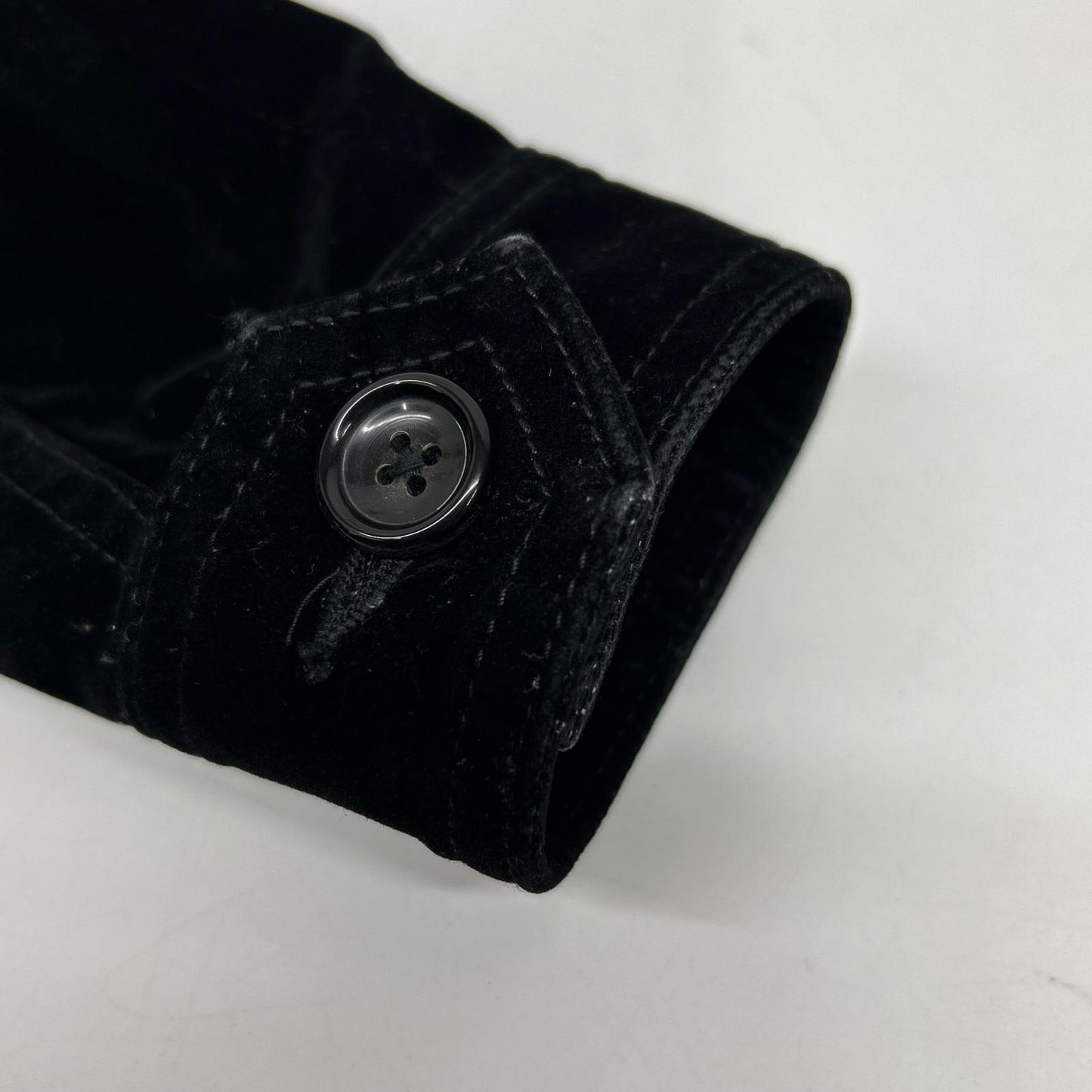MINEDENIM 24AW Cotton Blend Velvet Denim Jacket Black Size 2