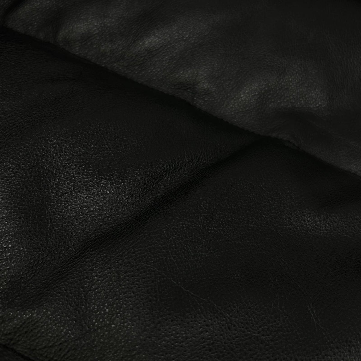 Bape A BATHING APE Cowhide Leather Down Jacket Black Size L