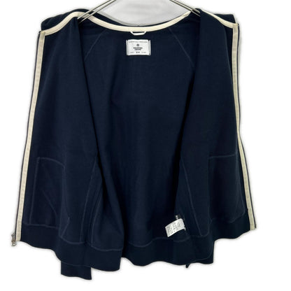 REIGNING CHAMP Midweight Terry Full Zip Hoodie Navy Size M