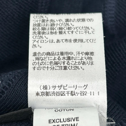 REIGNING CHAMP Midweight Terry Full Zip Hoodie Navy Size M