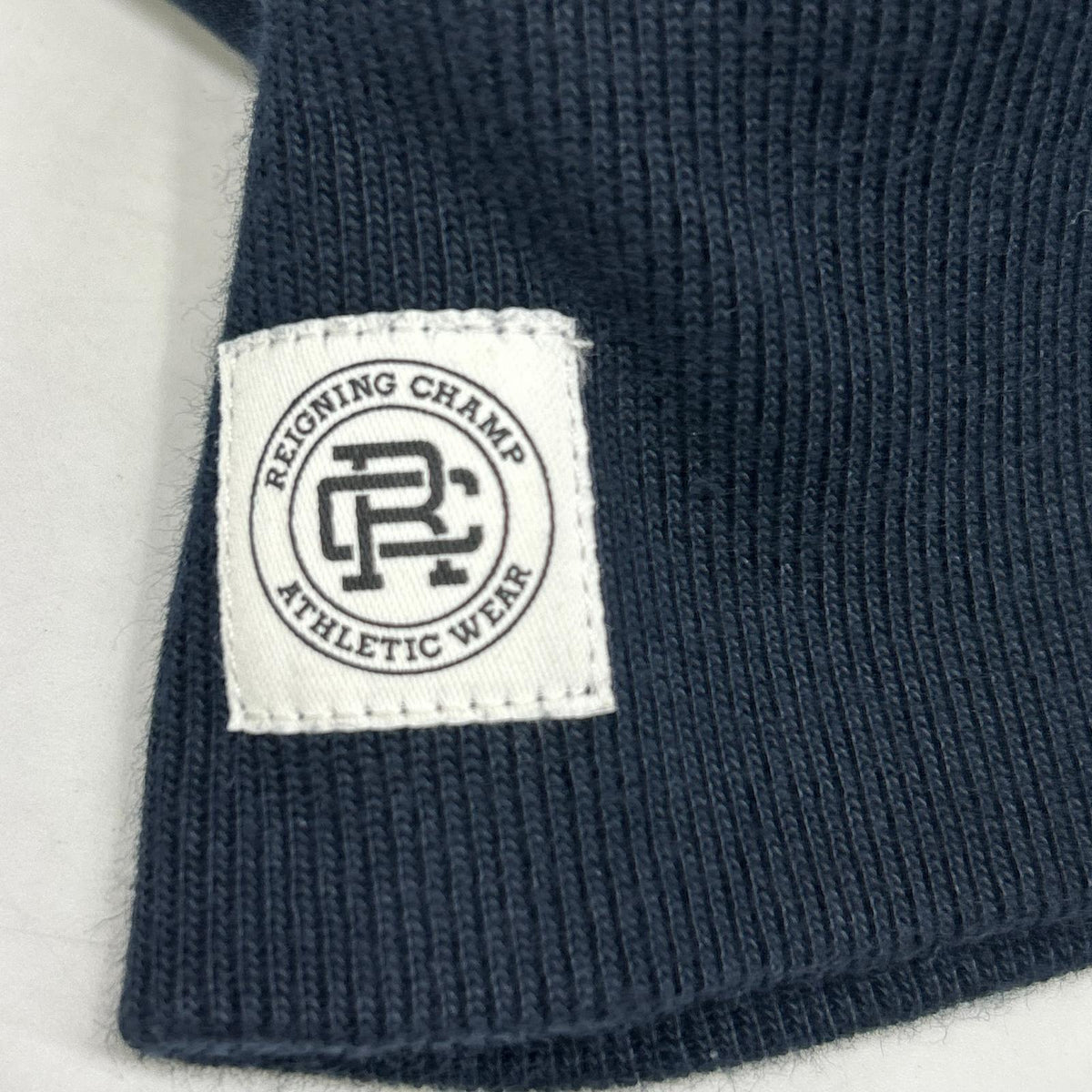 REIGNING CHAMP Midweight Terry Full Zip Hoodie Navy Size M