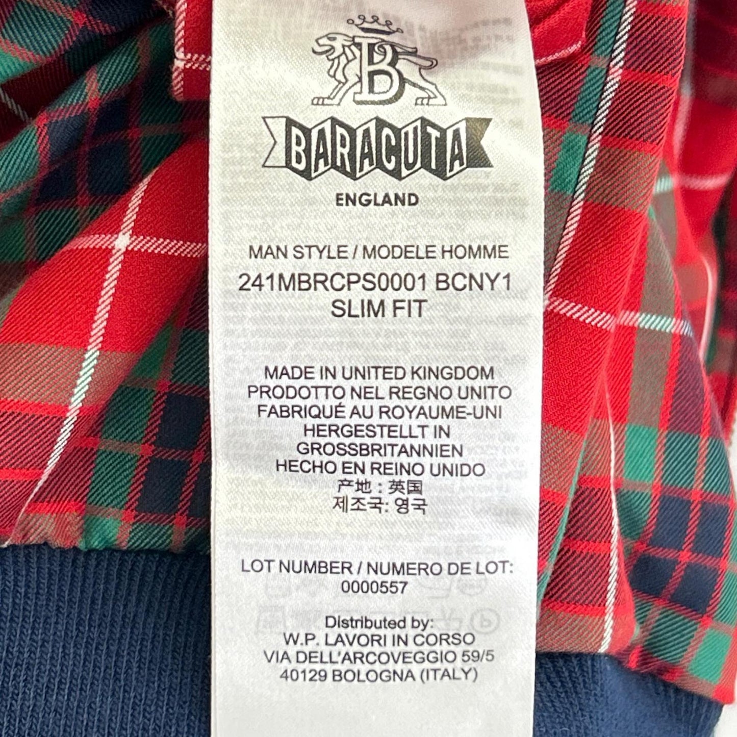 BARACUTA Made in UK Slim Fit G9 Jacket Navy Size 38