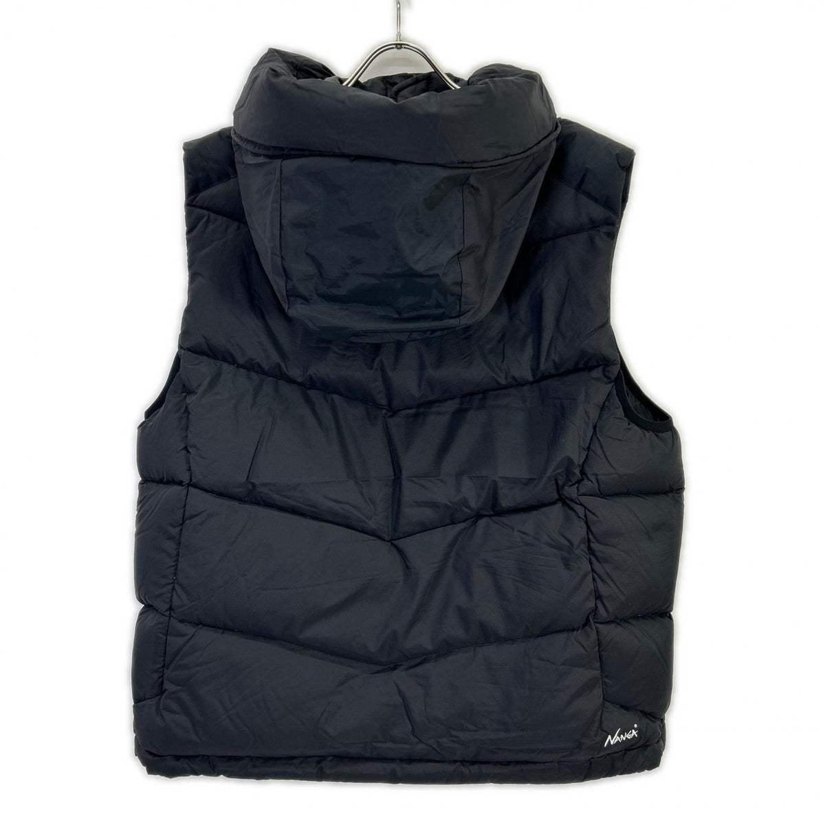 NANGA Liteforce Hooded Nylon Down Vest Size M