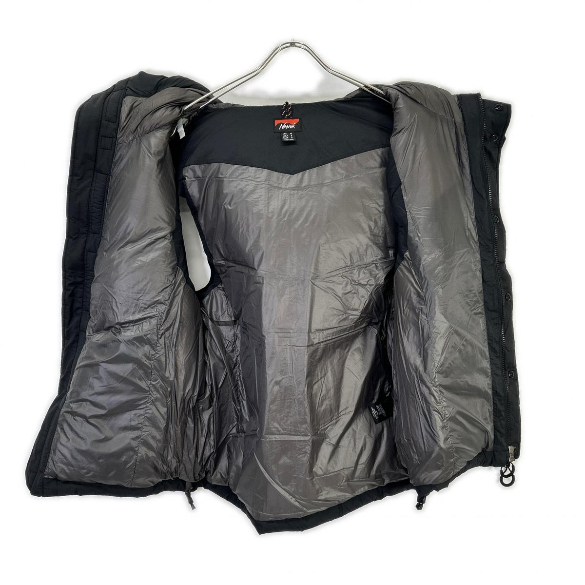 NANGA Liteforce Hooded Nylon Down Vest Size M