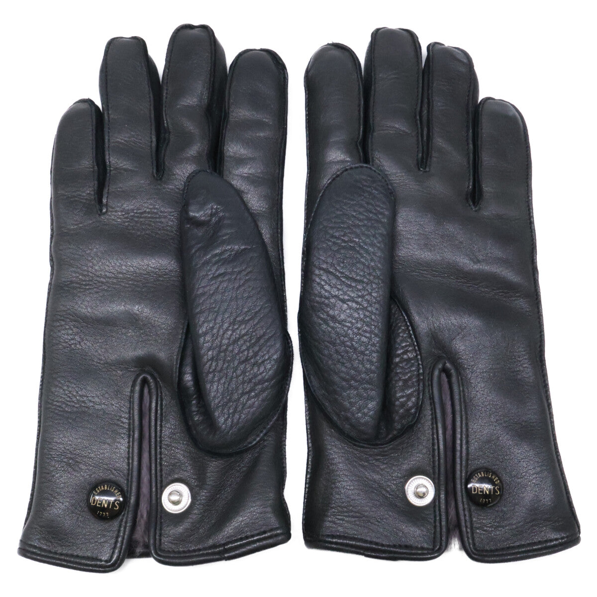 DENTS Deerskin Rabbit Fur Lined Gloves Size ONE SIZE