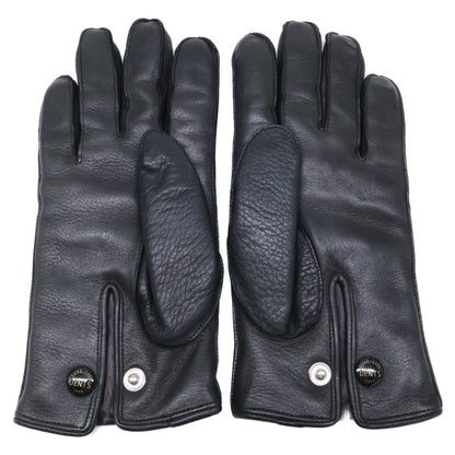 DENTS Deerskin Rabbit Fur Lined Gloves Size ONE SIZE