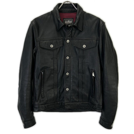 KADOYA DT-Leather Single Riders Jacket Size L