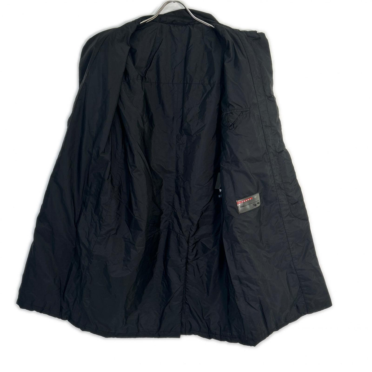 PRADA SPORT SGY470 Nylon Balmacaan Coat Size 46