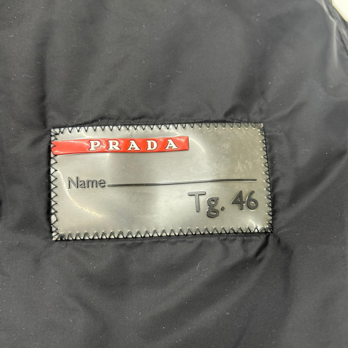 PRADA SPORT SGY470 Nylon Balmacaan Coat Size 46