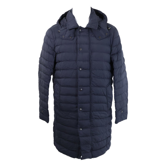 MONCLER Michel Hooded Down Coat Navy Size 1