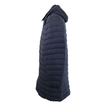 MONCLER Michel Hooded Down Coat Navy Size 1