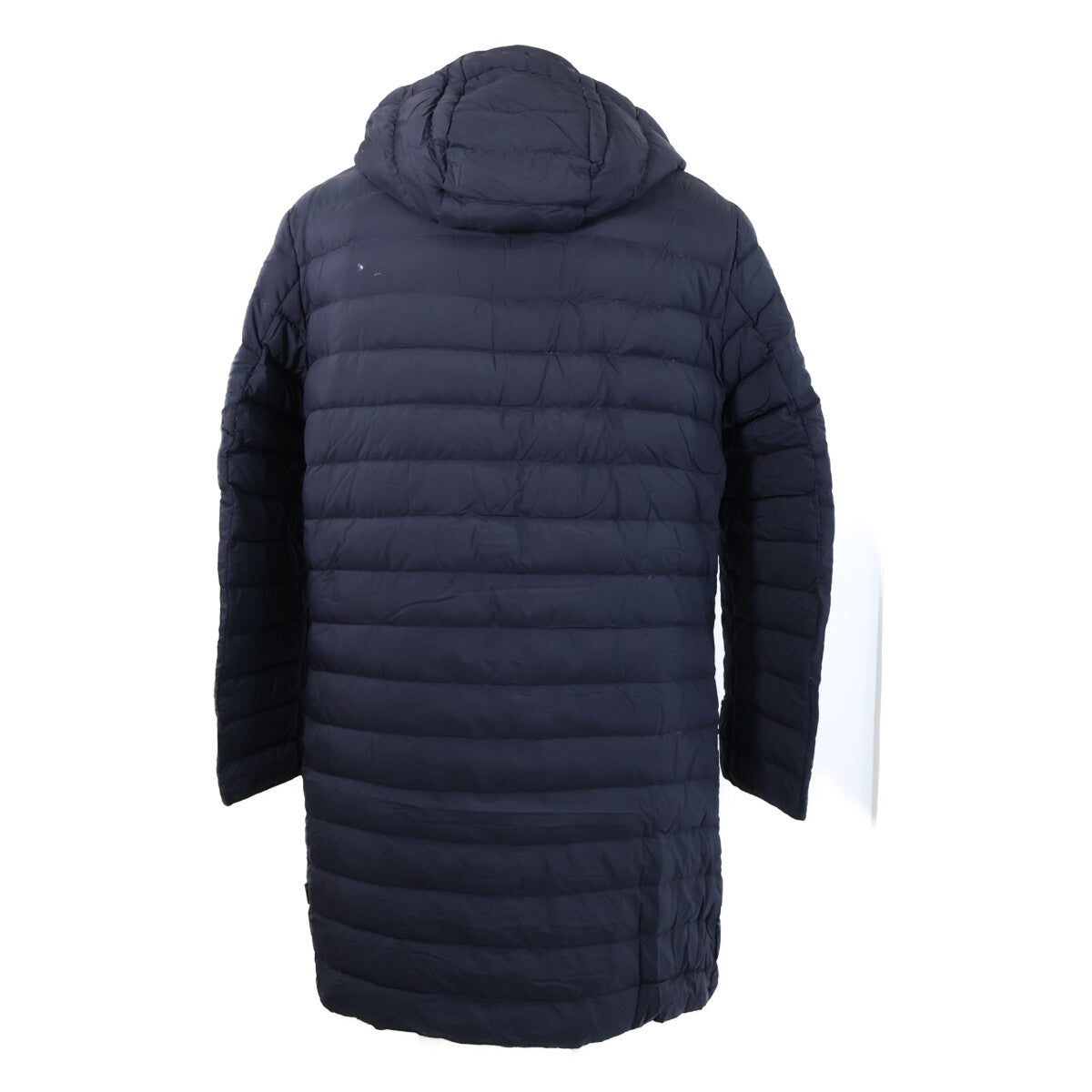 MONCLER Michel Hooded Down Coat Navy Size 1