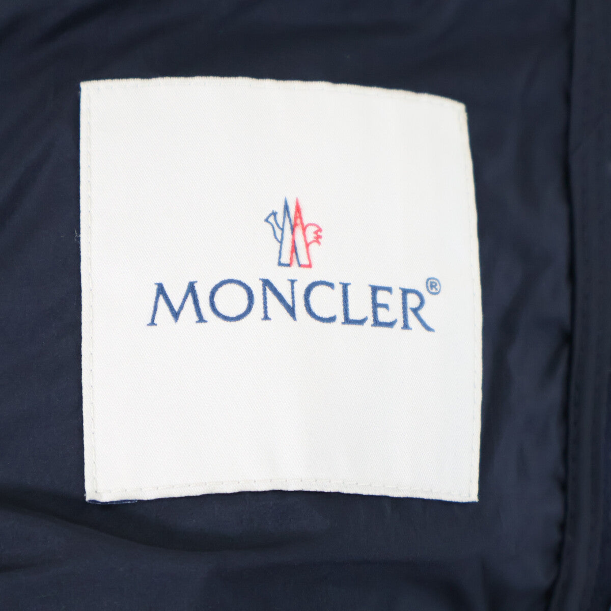 MONCLER Michel Hooded Down Coat Navy Size 1