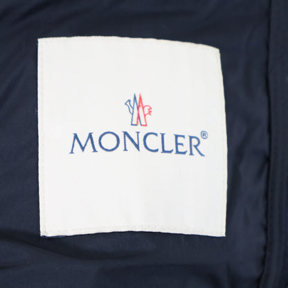 MONCLER Michel Hooded Down Coat Navy Size 1