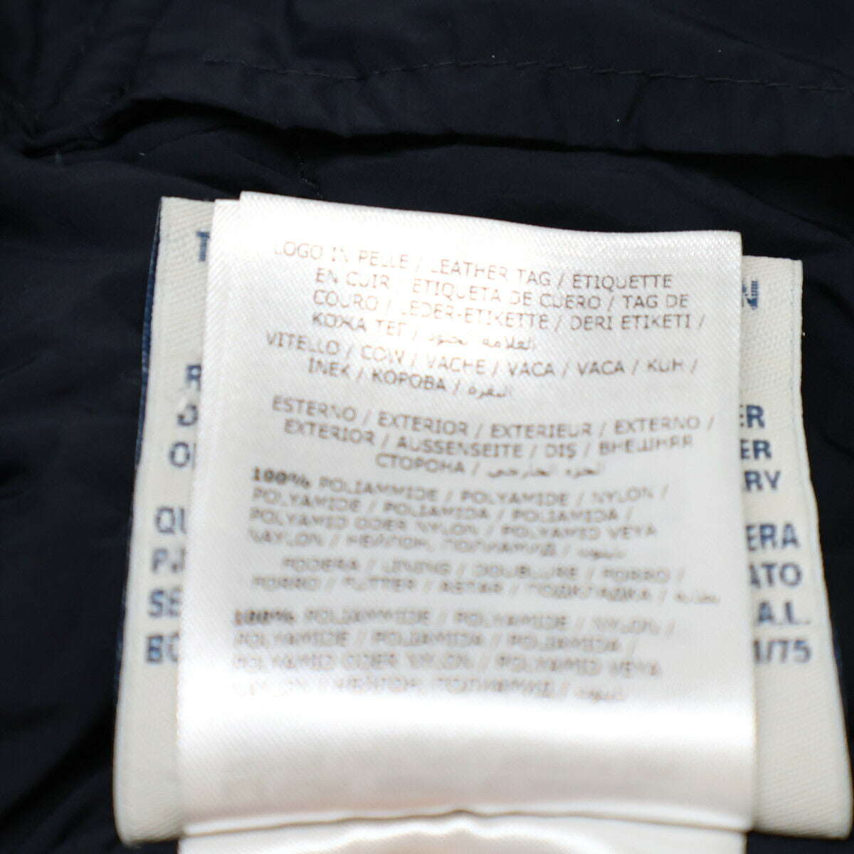 MONCLER Michel Hooded Down Coat Navy Size 1