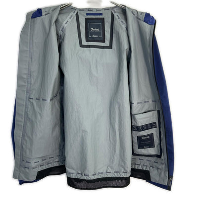 HERNO Laminar Waterproof Hooded Nylon Zip Jacket Size 44
