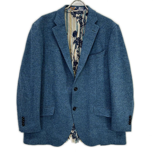 ETRO NEW JERSEY Wool Botanical Lining Blazer Size 60