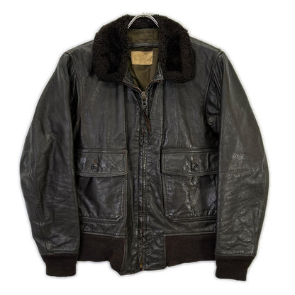 MILITARY 70s US Navy G-1 Flight Jacket Size 36